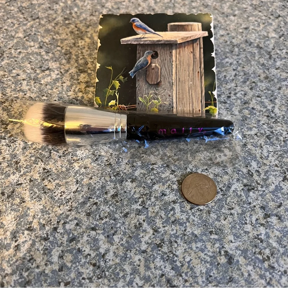 Mally Beauty Black Handle Foundation Full Face Make Up Brush